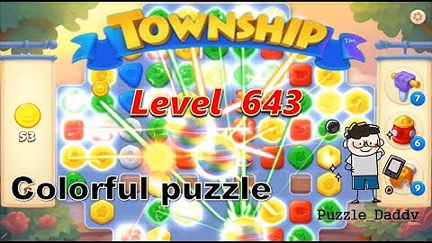 [Puzzle Daddy] Township Colorful Puzzle_Level 643 ∥ No Boosters_All Level Clear