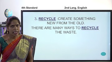 Samveda - 4th - English Second Language - If trees could talk (Part 3 of 3)