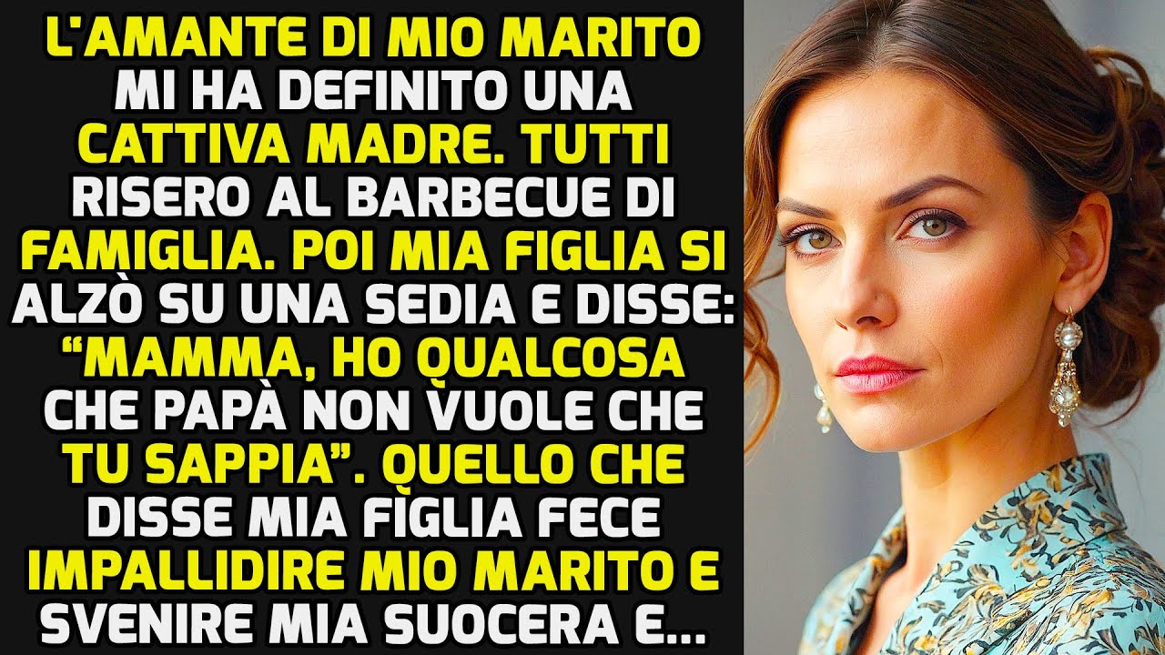 L'amante Di Mio Marito Mi Ha Definito Una Cattiva Madre Ma Mia Figlia Ha Risposto E.. STORIE DI VITA