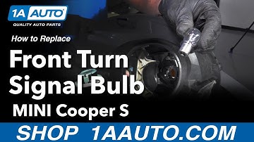 How to Replace Front Turn Signal Bulb 07-13 Mini Cooper