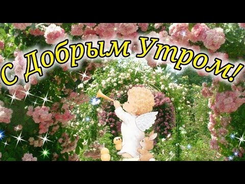 С ДОБРЫМ УТРОМ! САМАЯ КРАСИВАЯ ОТКРЫТКА ДОБРОГО УТРА, ХОРОШЕГО ДНЯ! ПОСЫЛАЮ ТЕБЕ АНГЕЛОЧКА!