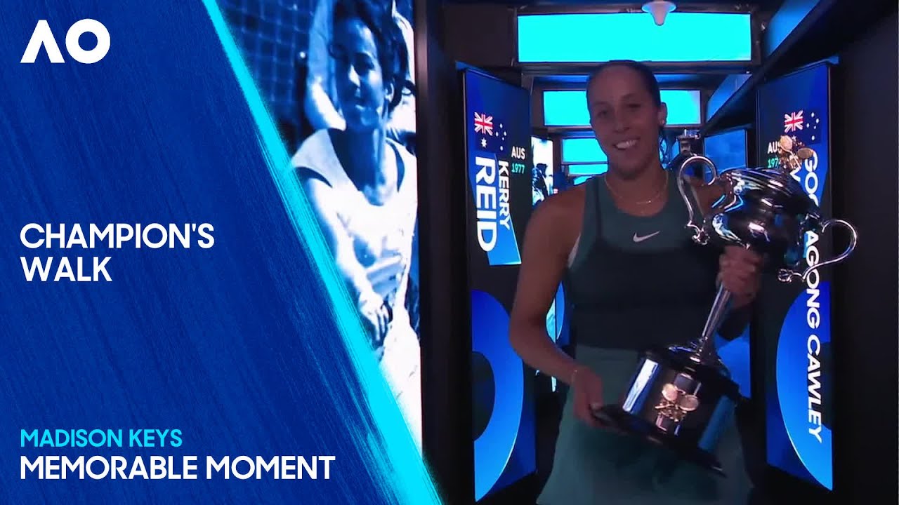 Madison Keys | Champion's Walk | Australian Open 2025