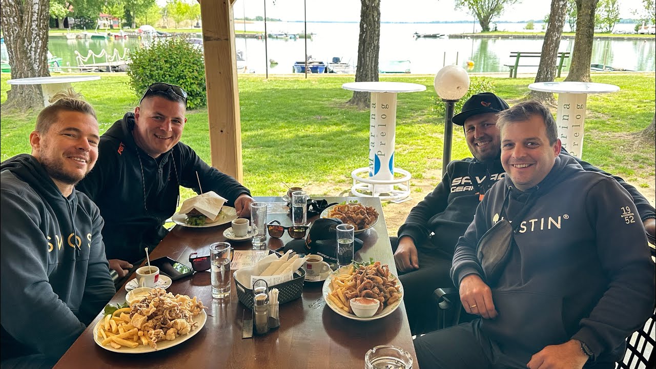 Pisztráng horgászaton Horvátországban.