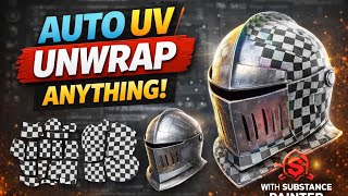 Auto UV Unwrap in Substance Painter (Fast!)