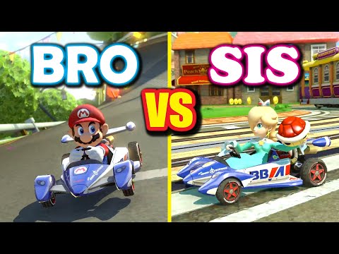 Mario Kart 8 Deluxe: Brother Vs Sister!!