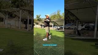 A little club twirl. you gonna love the swagger. CGA to PGA. Golf Bee 🐝. ⛳ Mamba