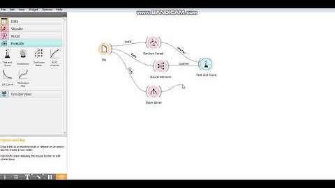 Classification of Data using Machine Learning in Orange Tool