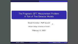 Part 1/5 - The Pragmatic QFT Measurement Problem: A Tale of Two Detector Models