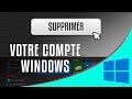 Comment supprimer un compte administrateur microsoft windows et rinitialiser windows