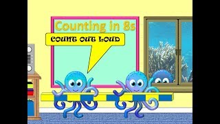 EIGHT TIMES TABLES ON A COUNTING STICK - counting out loud