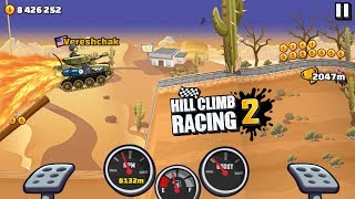 Hill Climb Racing 2 - TANK DESERT VALLEY 10893m NEW RECORD screenshot 3