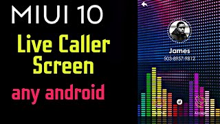 How To Change Incoming Caller Screen On MIUI 10 | Best Live Caller Screen For Android screenshot 3