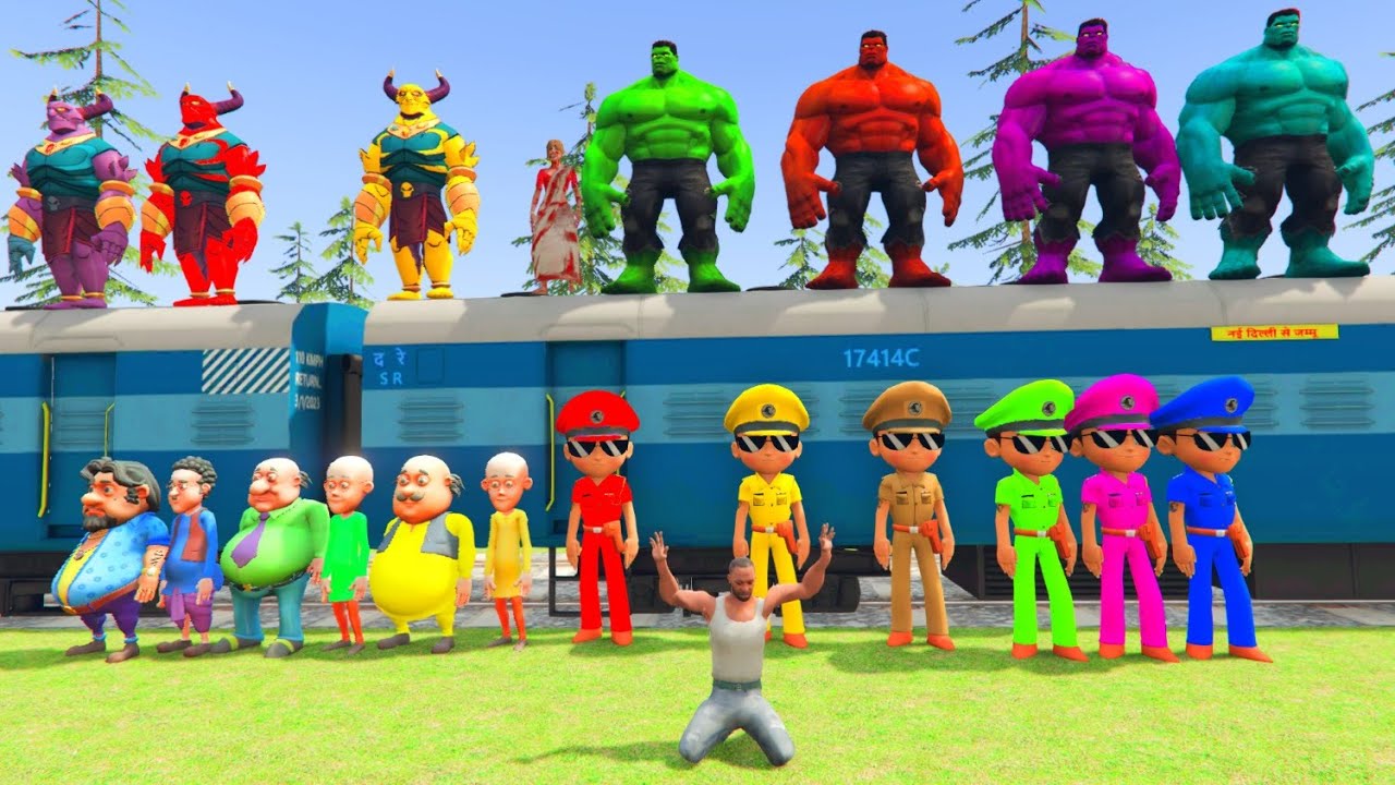 Indian Bike Driving 3d Franklin Play Hide & Seek Challenge little singham and motu patlu