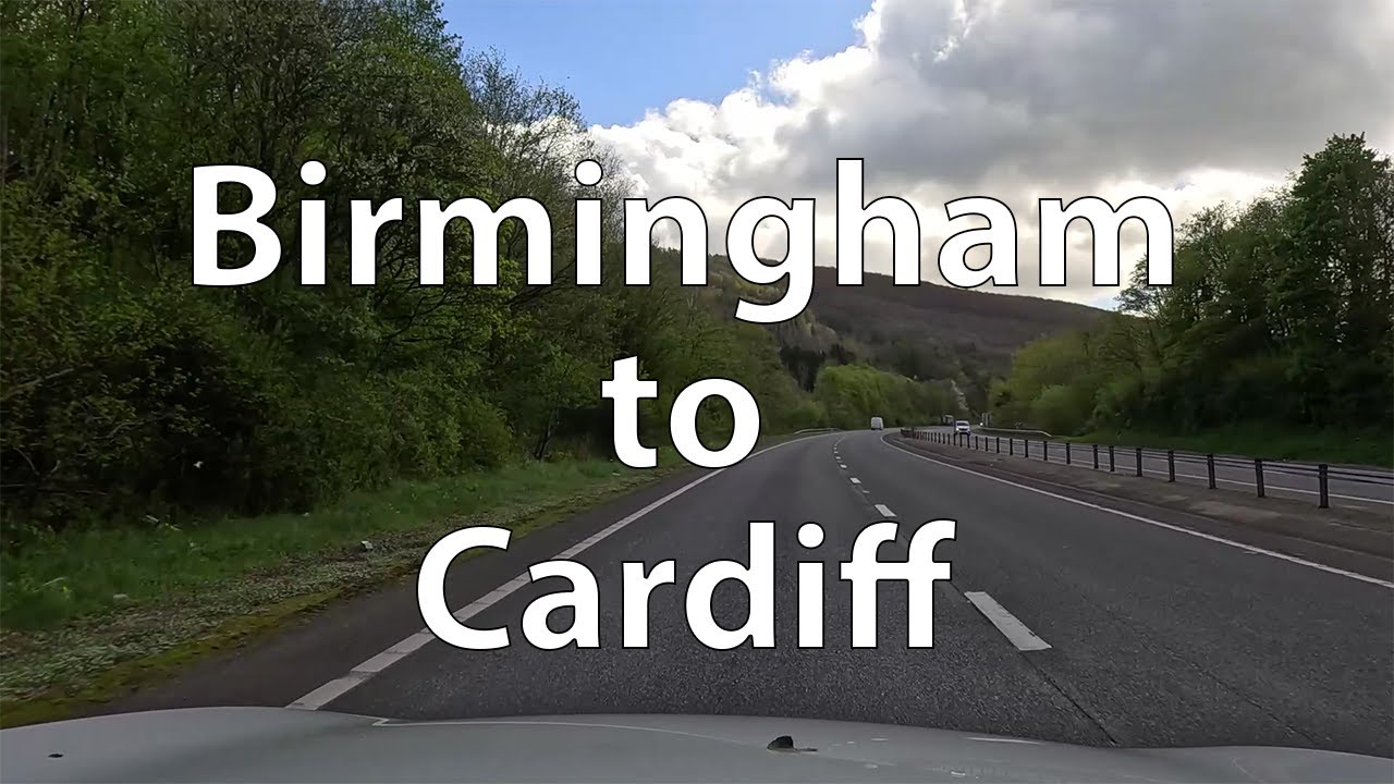 [4K] Driving from Birmingham to Cardiff (UK)