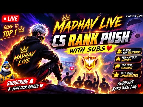 MADHAV LIVE CS RANK PUSH