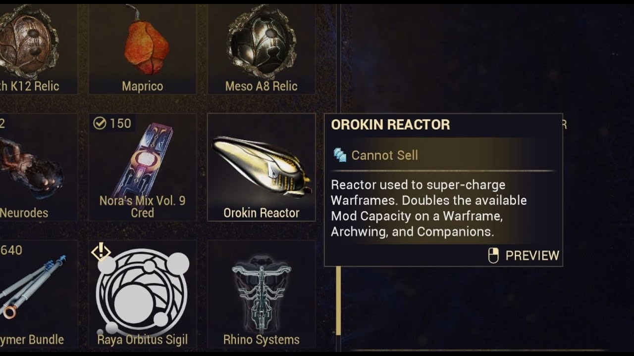 Warframe│How to Install the OROKIN REACTOR - Beginner's Guide 2025