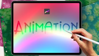 PROCREATE ANIMATION | Flowing Color Background