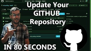 Update your Github Repository in 80 seconds