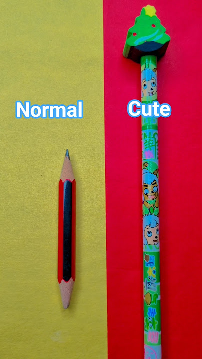 normal and cute stationeries 😍 ☺️ #voiceeffects #stationarycollection #art #diy #craft #love #shots