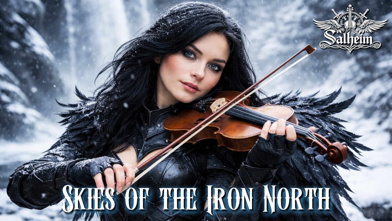 SKIES OF THE IRON NORTH | 1 Hour Gothic Violin Metal | Fantasy Music for Focus & Gaming