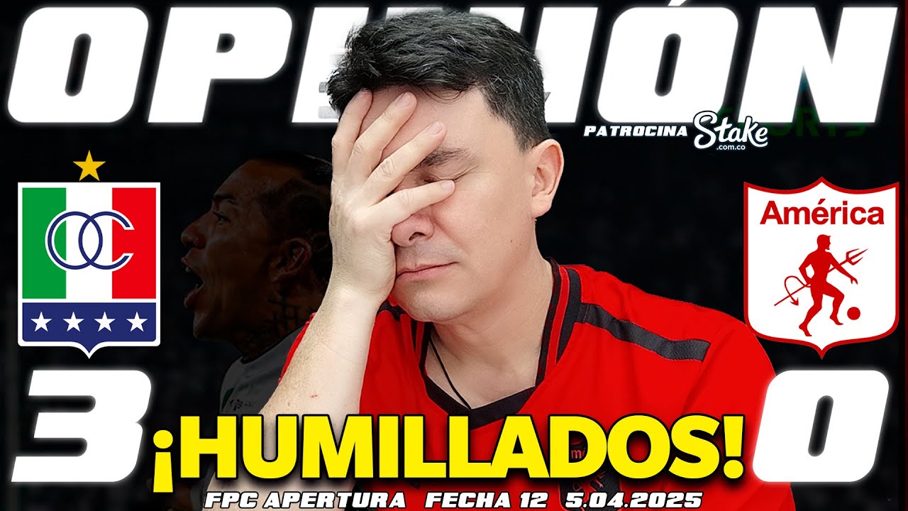 ¡HUMILLADOS! 🗣️🎙 Análisis Once Caldas 3 vs América de Cali 0 | Fecha 12 ...