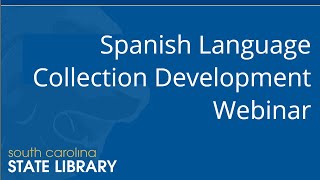 Celebrity Spanish Language Collection Development Webinar (CC) Net Worth