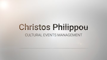 PROMO VIDEO FOR CHISTOS PHILIPPOU CULTURAL EVENTS MANAGEMENT