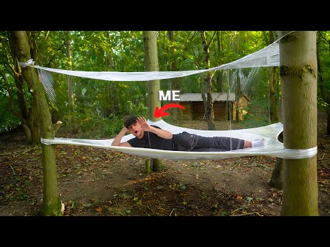 I built a Plastic Wrap Treehouse