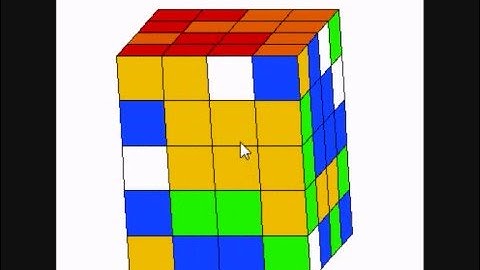 Solve of 4x4x5 Cuboid (Java)