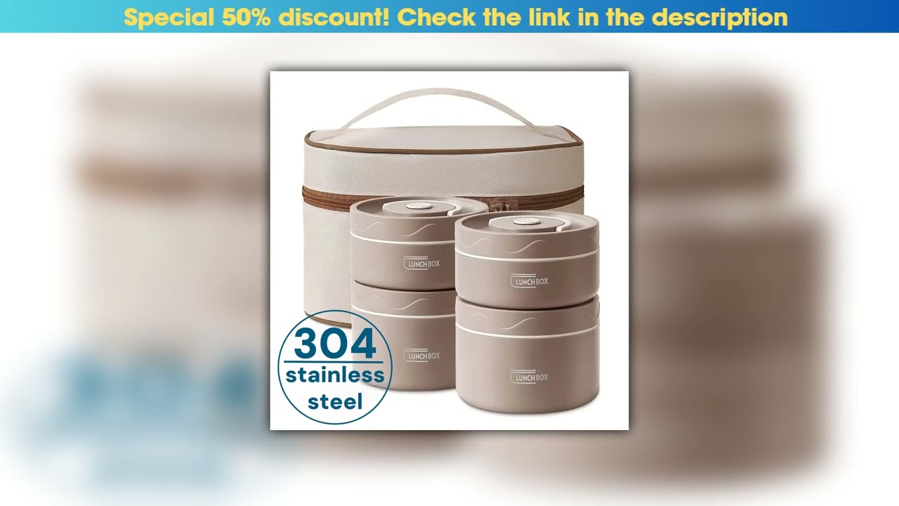 Get Stackable Thermal insulation lunchbox bento lunch box bag adults,stainless steel Food tupperwar