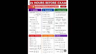 Class 11 and 12 Math Algebra Trigonometry Differenciation Integration And Vectors 😱|| #math #shorts