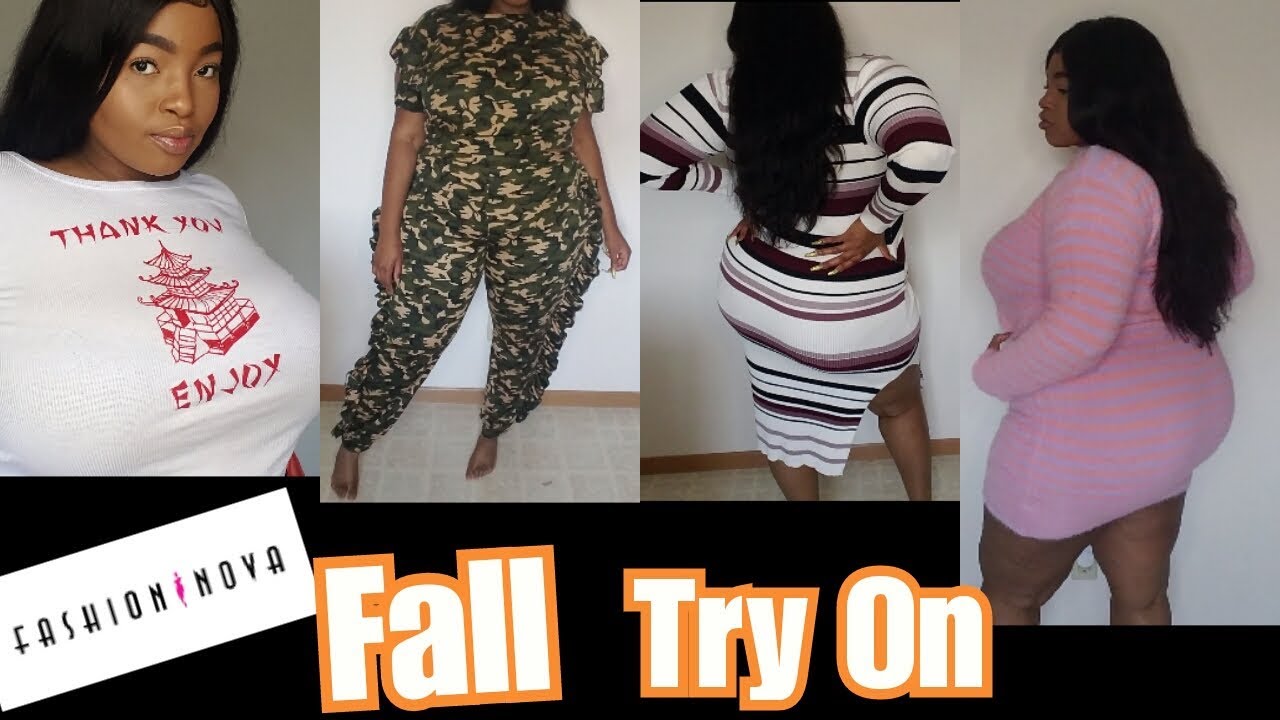 NEW Plus Size Fashion Nova Fall Try On Haul | Victoria Lashay - YouTube