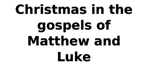 Lesson 3: Luke 1-2 as Parabolic Overture to Luke A...