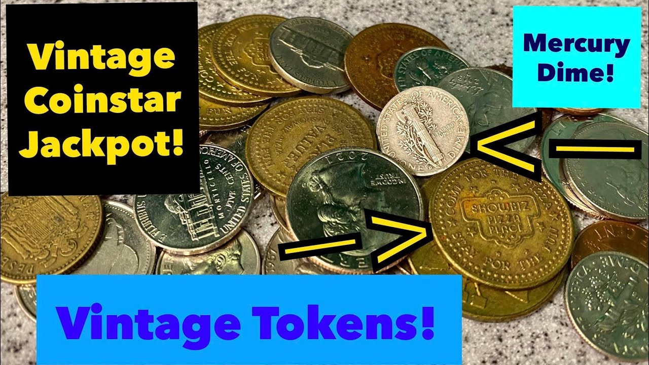 Vintage Coinstar Jackpot! Silver & Tokens!