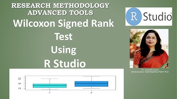 Wilcoxon Signed Rank Test Using R Studio(nonparametric test)(Wilcoxon test)(rstudio)(signed test)