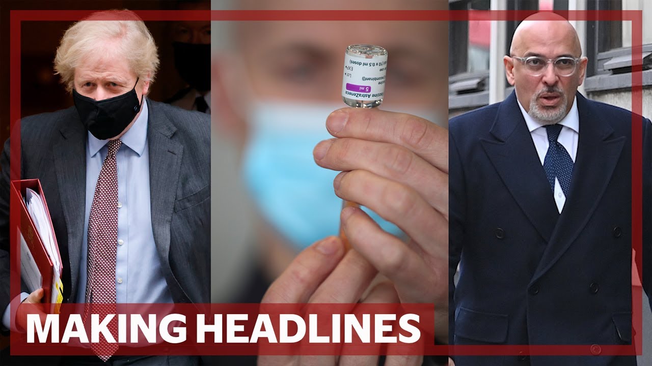 Oxford/AstraZeneca Vaccine concerns; plus Boris Johnson urged not to lift lockdown