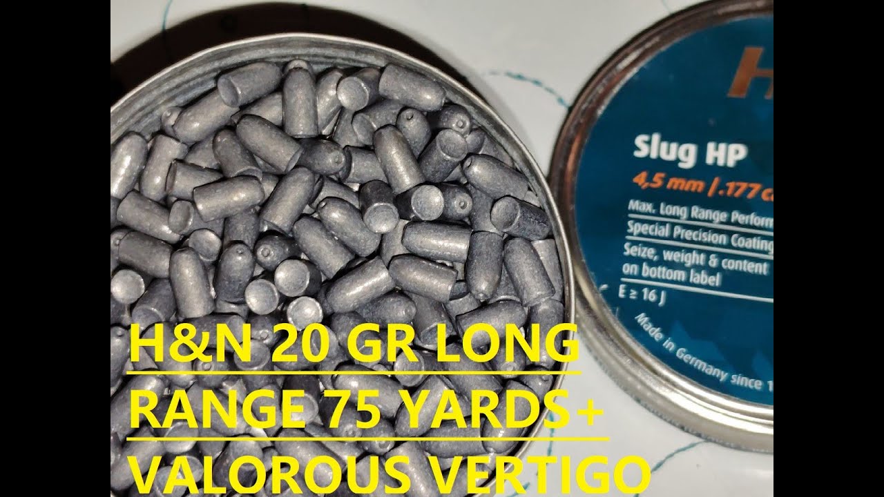 VALOROUS VERTIGO FULL POWER DAMAGE TEST PCP AIR RIFLE|H&N 20 gr SLUG|LONG RANGE 75YARDS PLINKING.177
