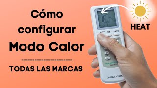 Fácil y Rápido | Configurar MODO CALEFACCIÓN TU AIRE ACONDICIONADO by Refrigeración Alonso 89,181 views 1 year ago 3 minutes, 20 seconds