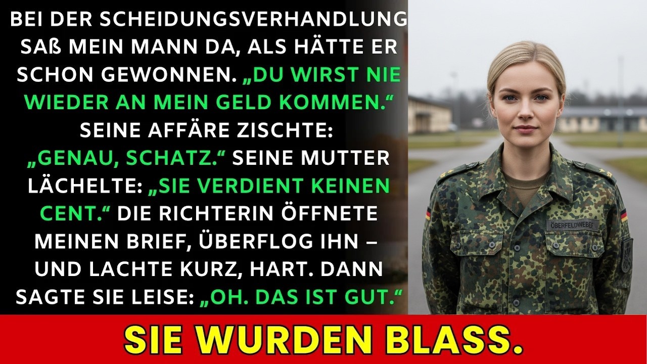 „Du kommst nie an mein Geld“, sagte er – dann liest die Richterin meinen Brief & lacht