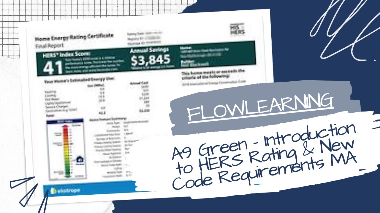 A9 Green -  Introduction to HERS Rating & New Code Requirements MA