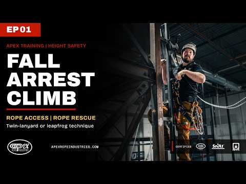 The Climbing Technique That Keeps You Tied Off 100% of the Time | Fall Arrest — APEX EP01