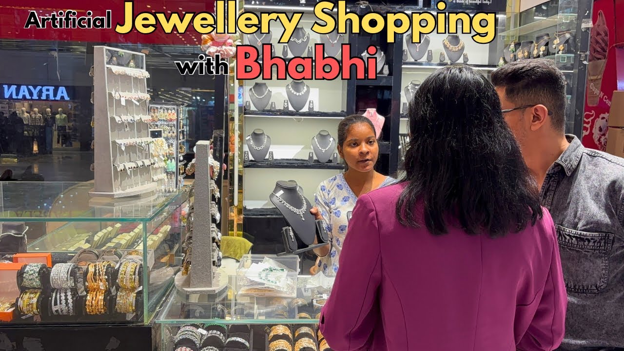 Bhabhi ki Wedding Dress ke sath ke liye hum gaye Jewellery Shopping 🤩🤪 Ye kam itna bhi asan nahi😲😮‍💨