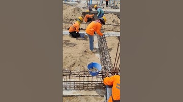 Technical Install car parking beam rebar to cast concrete