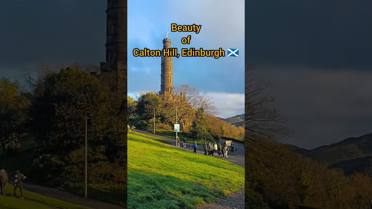 Calton Hill in Edinburgh, Scotland 🏴󠁧󠁢󠁳󠁣󠁴󠁿 