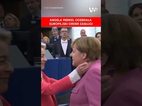 Angela Merkel odebrała w Brukseli Europejski Order Zasługi