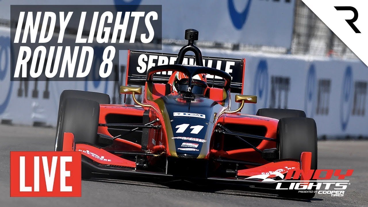 2021 Indy Lights Race 8 - Belle Isle Park , Live, full race