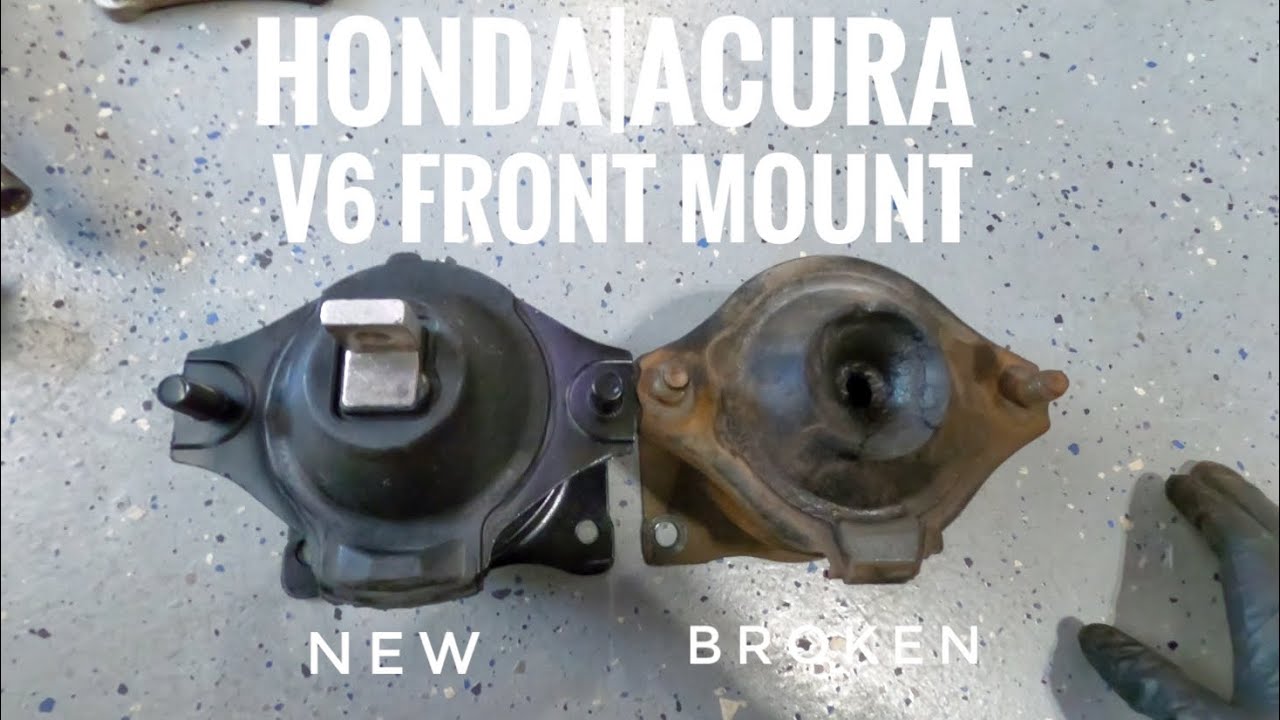 How To Replace Front Engine Mount Acura | Honda V6 - YouTube