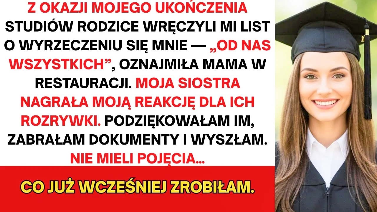 Podano mi białą kopertę na środku eleganckiej restauracji, przy stole, przy którym wszyscy goście patrzyli, a mama promieniała, a siostra filmowała telefonem. W środku nie było życzeń ani...
