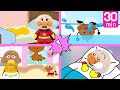 【アンパンマンアニメ まとめ動画⑤ 長い30分】赤ちゃんのお世話動画のまとめ　おねしょをしたり、オムツトレーニングをしたり、もりだくさん | 絵本 読み聞かせ アンパンマン お世話