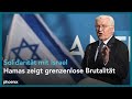 Reden von Bundespräsident und Spitzenpolitiker:innen bei Solidaritätskundgebung für Israel in Berlin